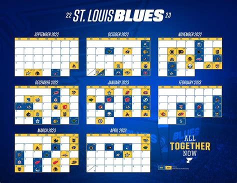 St. Louis Blues Schedule .